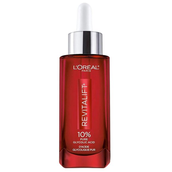 L'Oreal Paris Skincare 10% Pure Glycolic Acid Serum for Face (1.7 Fl Oz)